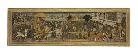 Giovanni di ser Giovanni Guido (called Lo Scheggia), ‘The Triumph of Alexander the Great: a cassone front’