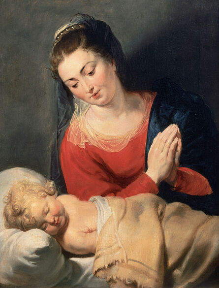 Peter Paul Rubens, ‘Mary in Adoration Before the Sleeping Child Jesus’, ca. 1616