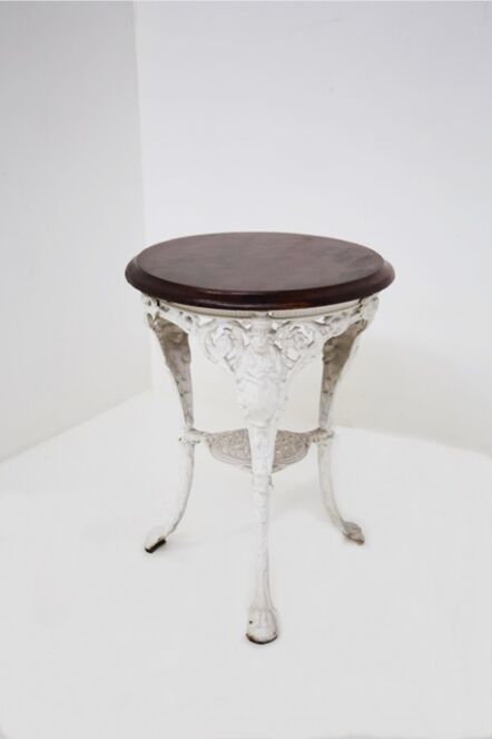 Unknown Artist, ‘Victorian Cast Iron and Wood Outdoor Side Table’, 1890