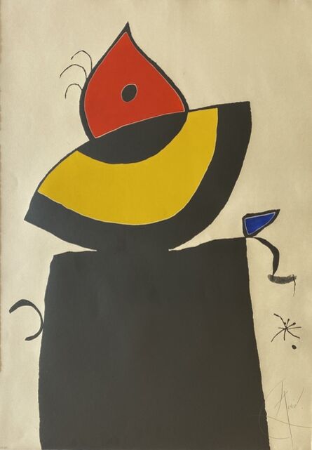 Joan Miró, ‘Quatre Colors Aparien El Mon V (Four Colors will Beat the World V)’, 1975