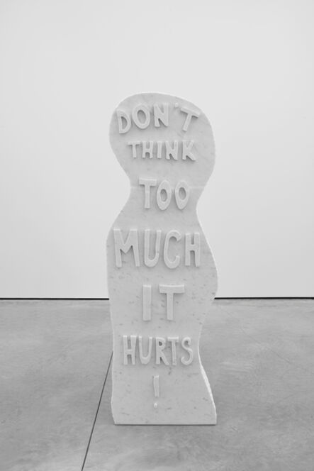 Olaf Breuning, ‘Untitled. Don't Think Too Much It Hurts’, 2013