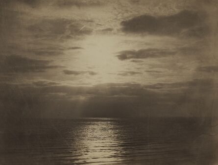Gustave Le Gray, ‘Effet de soleil dans les nuages - Océan (Solar Effect in the Clouds, Ocean)’, circa 1856-57