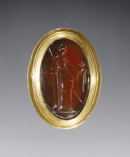 ‘Ring inset with intaglio representing Fortuna’, 220 -100 BCE