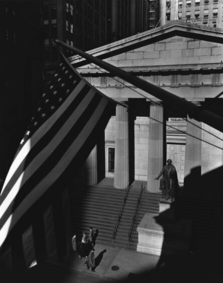 Berenice Abbott, ‘Treasury Building from J.P. Morgan's Office’, 1935