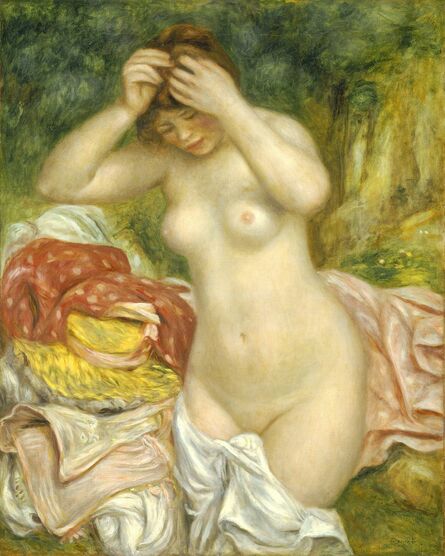 Pierre-Auguste Renoir, ‘Bather Arranging Her Hair’, 1893