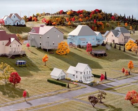 James Casebere, ‘ Landscape with Houses (Dutchess County, NY) #8’, 2010