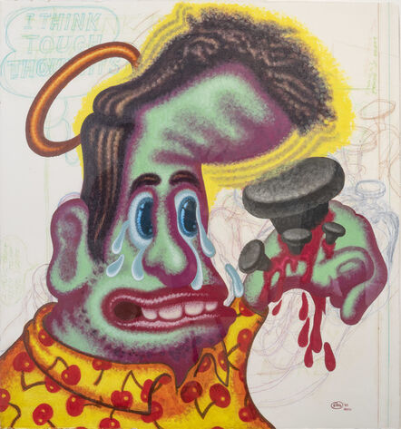 Peter Saul, ‘"I Think Tough Thoughts"’, 1999-2000