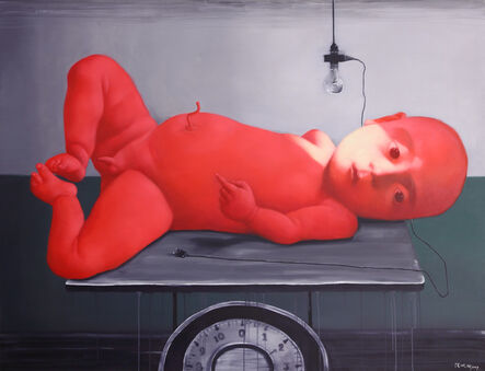 Zhang Xiaogang, ‘Red Baby’, 2009