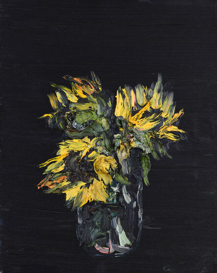 Allison Schulnik, ‘Sunflowers ’, 2008