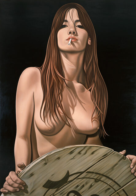Richard Phillips, ‘Girl with Cigarette’, 2008