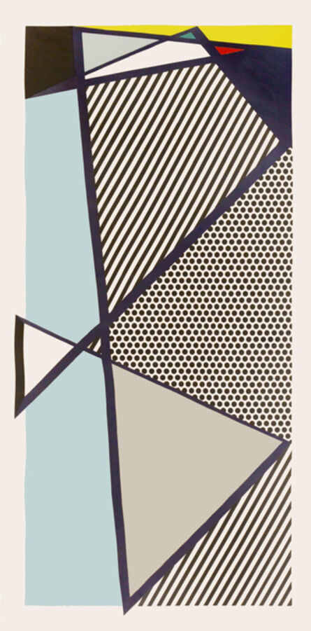 Roy Lichtenstein, ‘Roy Lichtenstein, Imperfect Print for B.A.M, woodcut, screenprint, 1987, signed’, 1987