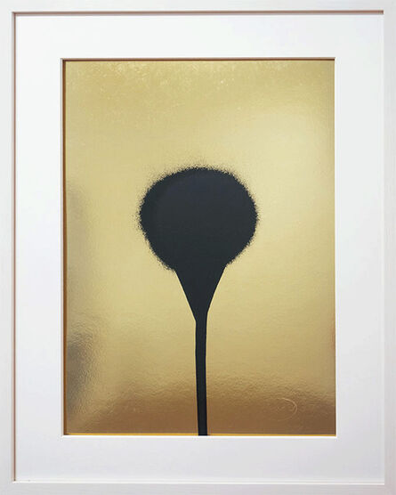 Otto Piene, ‘Schwarz auf Gold’, 1967