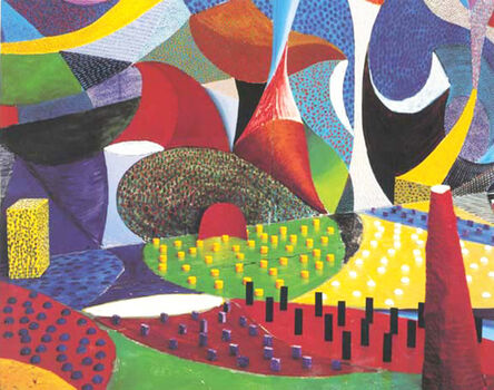 David Hockney, ‘First Detail March 25th’, 1995