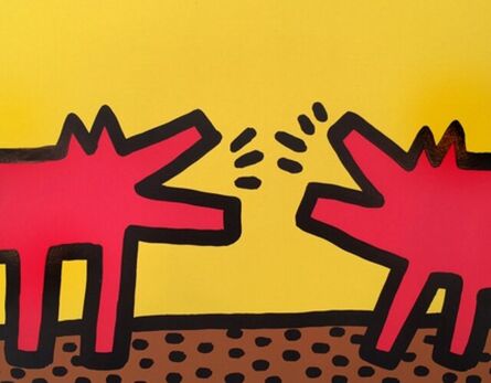 Keith Haring, ‘Pop Shop IV Barking Dogs [KH11]’, 1989