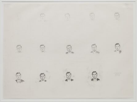 Brian O'Doherty, ‘Wittgenstein 7H to 7B’, 1967