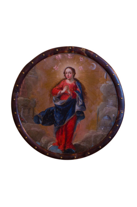 Unknown Artist, ‘Virgen inmaculada (escudo de monja)’, Siglo XVIII