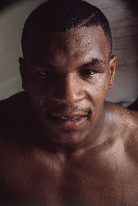 Lori Grinker, ‘Untitled (Sweat) [Mike Tyson, Cus D’Amato’s gym, Catskill, NY, 1985]’, 1985