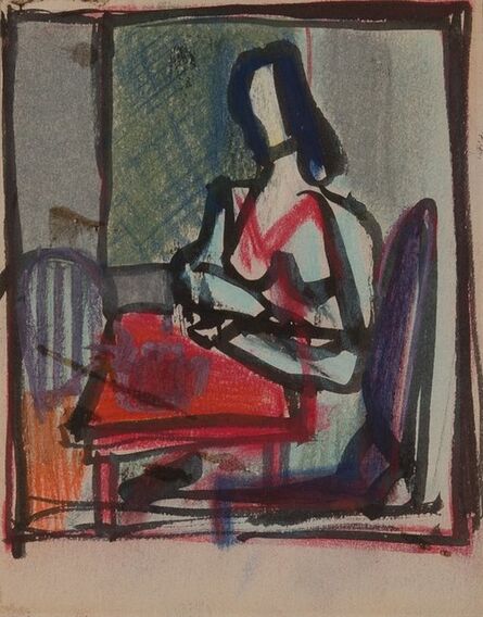 Franz Kline, ‘Seated Woman’