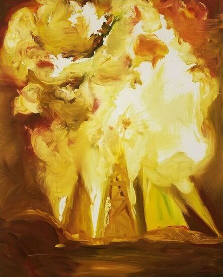 Joy Garnett, ‘Explosion, Yellow & White ’, 2009