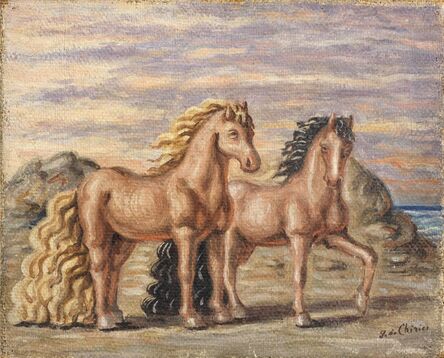Giorgio de Chirico, ‘Cavalli in riva al mare’, 1932-33