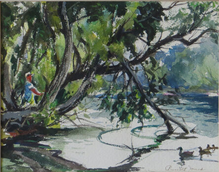 Prescott M. Jones, ‘The Mill Pond, Rockport’, ca. 1960
