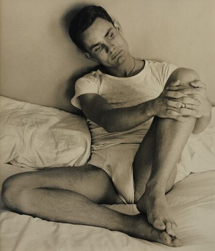 George Platt Lynes, ‘[Chuck Howard in Bed]’, ca. 1950