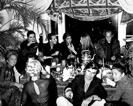 Ron Galella, ‘Barbra Streisand, Valentino, Oscar and Fracois de la Renta, and James Brady, Valentino Fashion Show and Party, Pierre Hotel, New York’, 1970