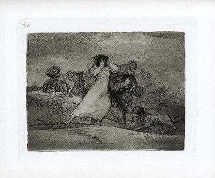 Francisco de Goya, ‘Qué alboroto es éste?’, 1863