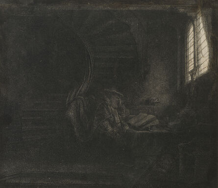 Rembrandt van Rijn, ‘Saint Jerome in a Dark Chamber’, 1642