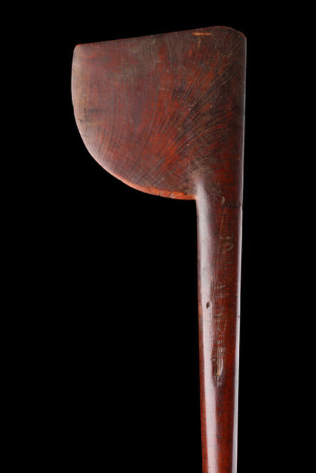 Ethnographic Art, ‘Rare New Zealand Maori Carved Wood War Club ‘Tewhatewha’’, Late 18th Century-Early 19th Century 
