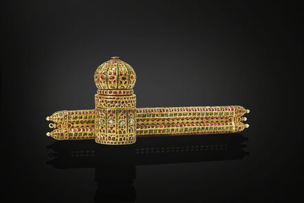 The Al Thani Collection, ‘Pen case and inkwell, Deccan plateau or North India’, 1575–1600