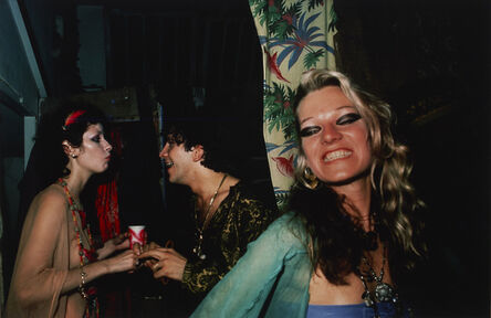 Nan Goldin, ‘Cookie at Sharon’s birthday party with Genaro and Lisette, Provincetown’, 1976