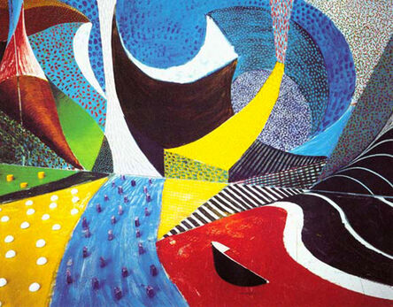 David Hockney, ‘Third Detail March 25th, 1995’, 1995
