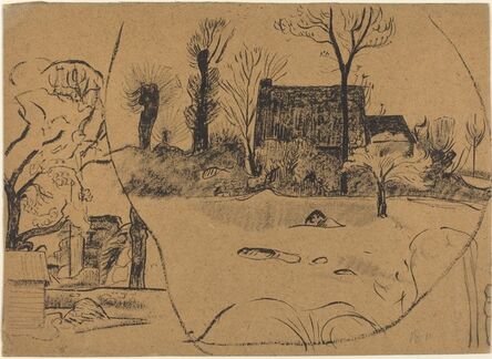 Paul Gauguin, ‘Landscape at Pont-Aven’, ca. 1888
