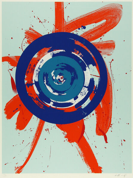 Kazuo Shiraga, ‘Circle in the Orange’, 1993