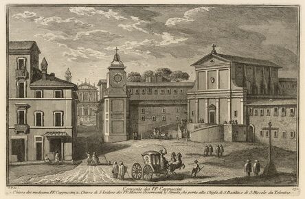 Giuseppe Vasi, ‘Convento dei PP. Cappuccini’, 1747-1801