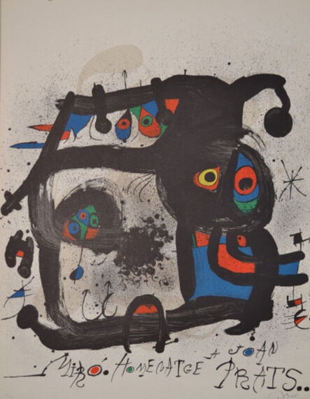 Joan Miró, ‘Homentage A Joan Prats - M852’, 1972