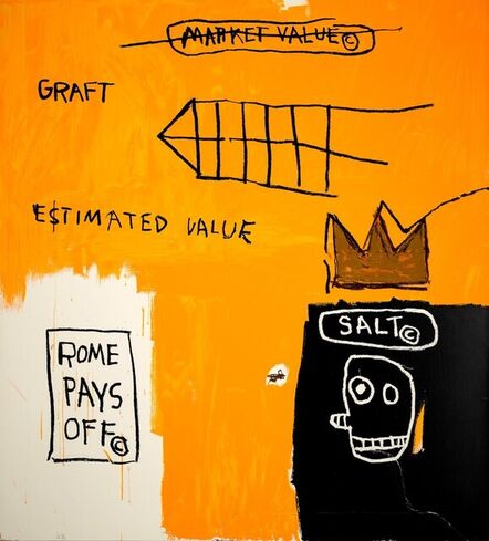 Jean-Michel Basquiat, ‘Rome Pays Off’, 1984/2004