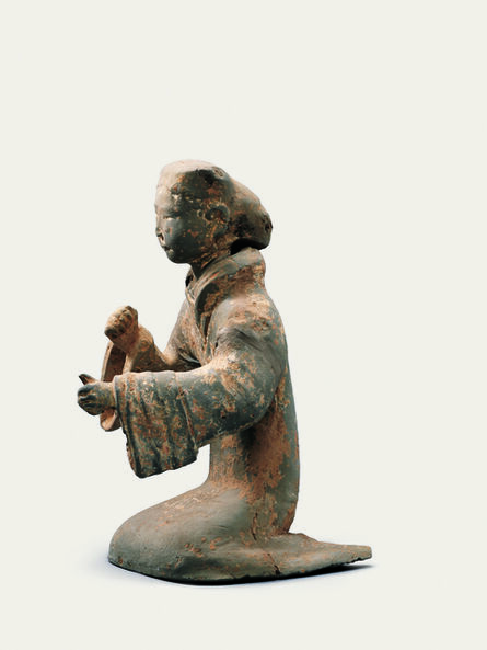 ‘Musician figurine’, 206 BC -9 AD