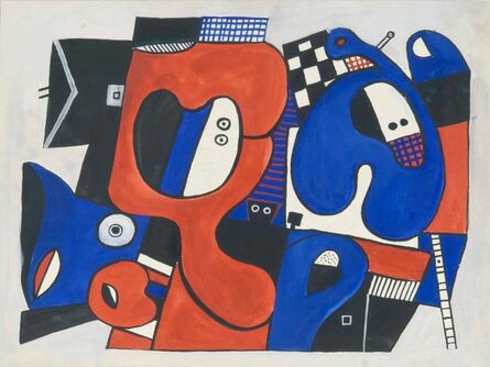 José Gurvich, ‘Blue and orange New York’, 1973