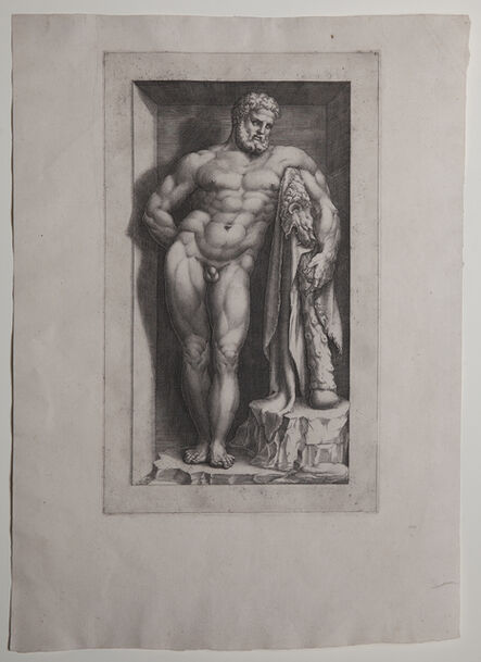 Giorgio Ghisi, ‘The Farnese Hercules’, ca. 1570s