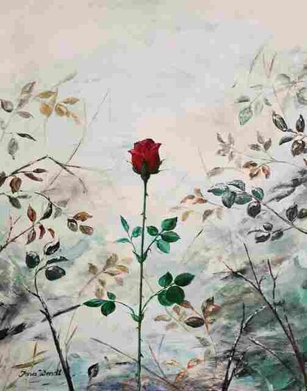 Jana Wendt, ‘Rose in the Snow’, 2021