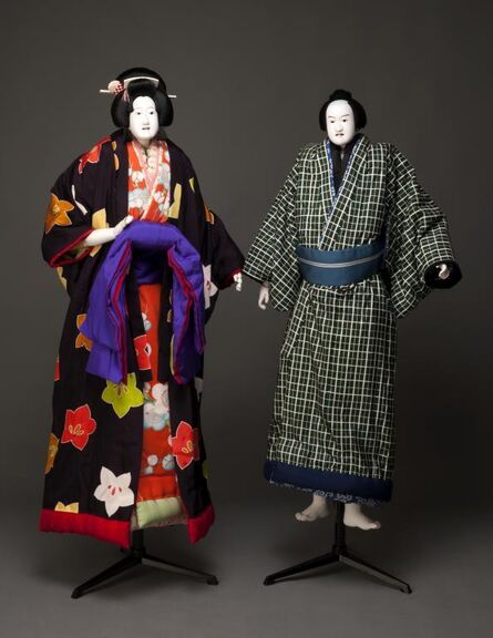 ‘The courtesan Ohatsu and the young man Tokubei’, 19th century