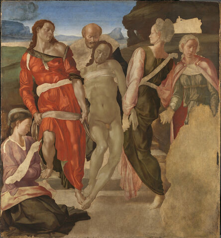 Michelangelo Buonarroti, ‘The Entombment (or Christ being carried to his Tomb)’, 1500-1501