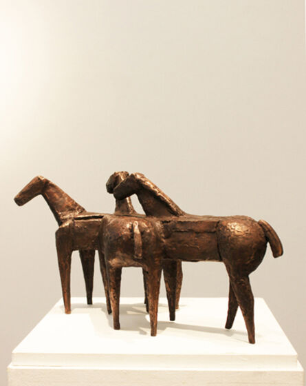 Anton Hiller, ‘Pferdegruppe’, 1960