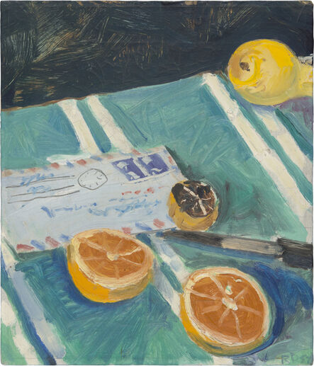 Richard Diebenkorn, ‘Still Life with Orange Halves’, 1957