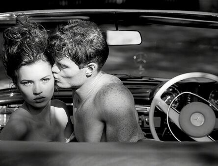Tony McGee, ‘Kate Moss Photographed in London, In David Hockney’s Mercedes Benz 280 Cabriolet’, 1988