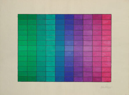 Alejandro Puente, ‘Tramando colores y luces’, 1972