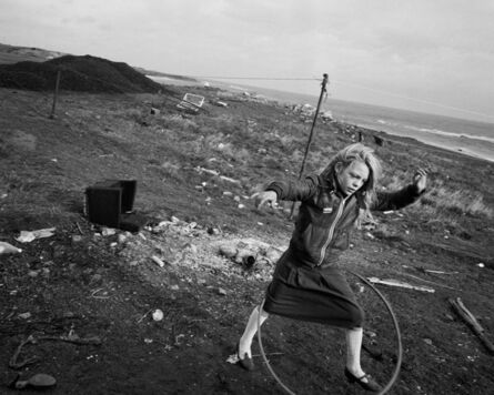Chris Killip, ‘Helen and her hoola-hoop, Seacoal Beach, Lynemouth’, 1984