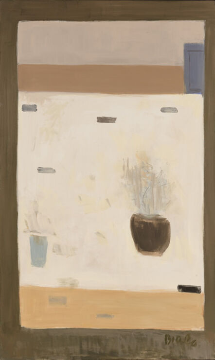 Janice Biala, ‘Untitled (White Still Life with Flowers)’